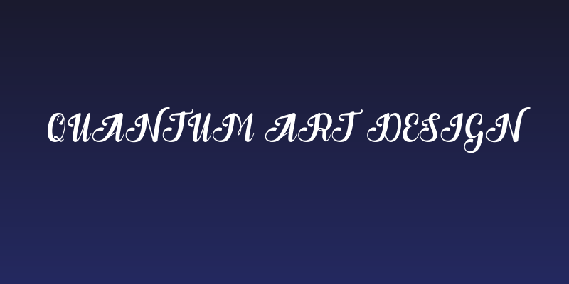 Quantum art design Social Header