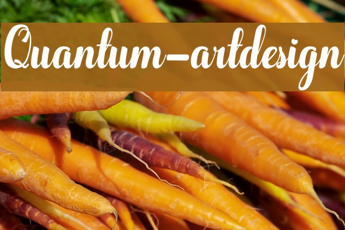 Quantum-artdesign Font examples