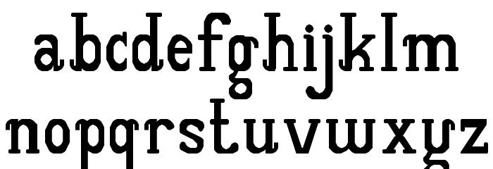 Quantum of Bali Regular Font LOWERCASE