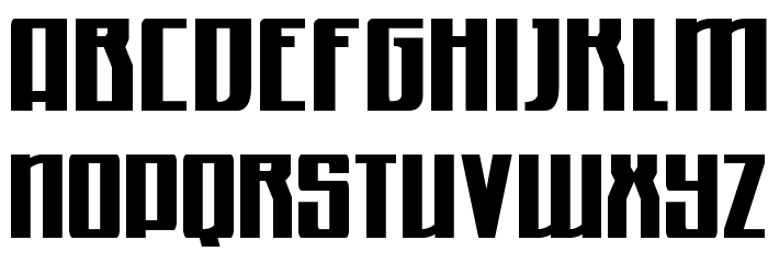 Quantum of Malice Condensed Font LOWERCASE