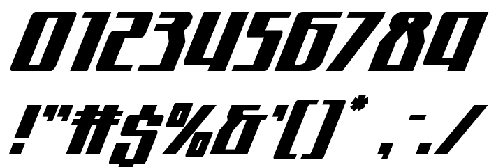 Quantum of Malice Drop Italic Font OTHER CHARS
