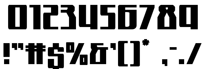 Quantum of Malice Drop Font OTHER CHARS