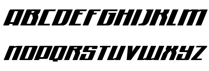 Quantum of Malice Expanded Italic Font LOWERCASE