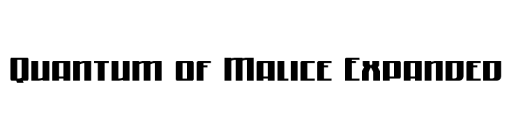 Quantum of Malice Expanded  Fuentes Gratis Descargar