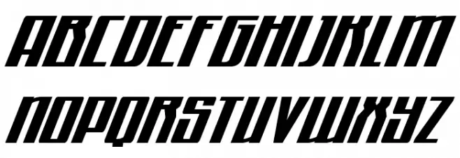 Quantum of Malice Half-Drop Italic Polices MAJUSCULES