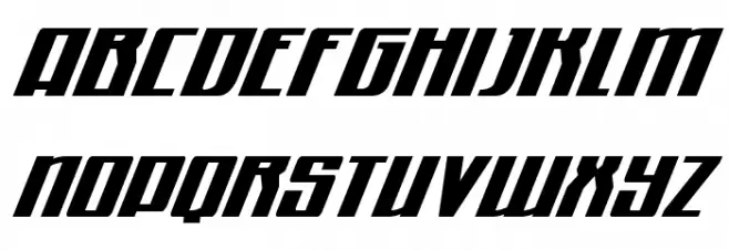 Quantum of Malice Half-Drop Italic फ़ॉन्ट लोअरकेस