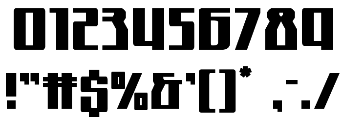 Quantum of Malice Half-Drop Font OTHER CHARS