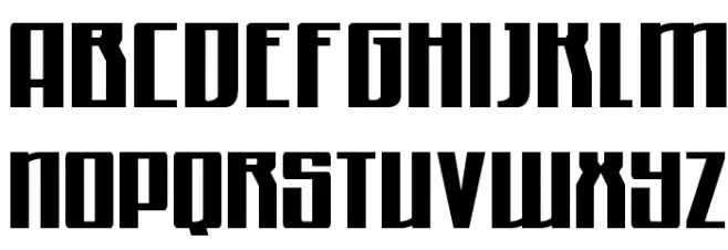 Quantum of Malice Half-Drop Font UPPERCASE