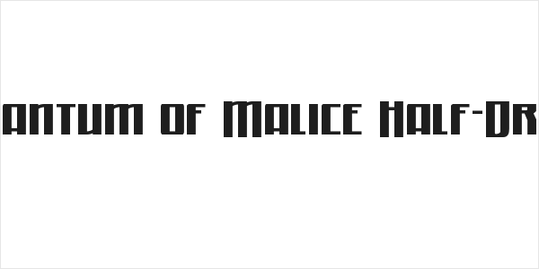 Quantum of Malice Half-Drop Logo