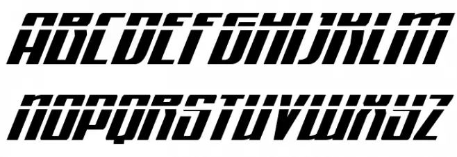 Quantum of Malice Laser Italic Шрифта ВЕРХНИЙ