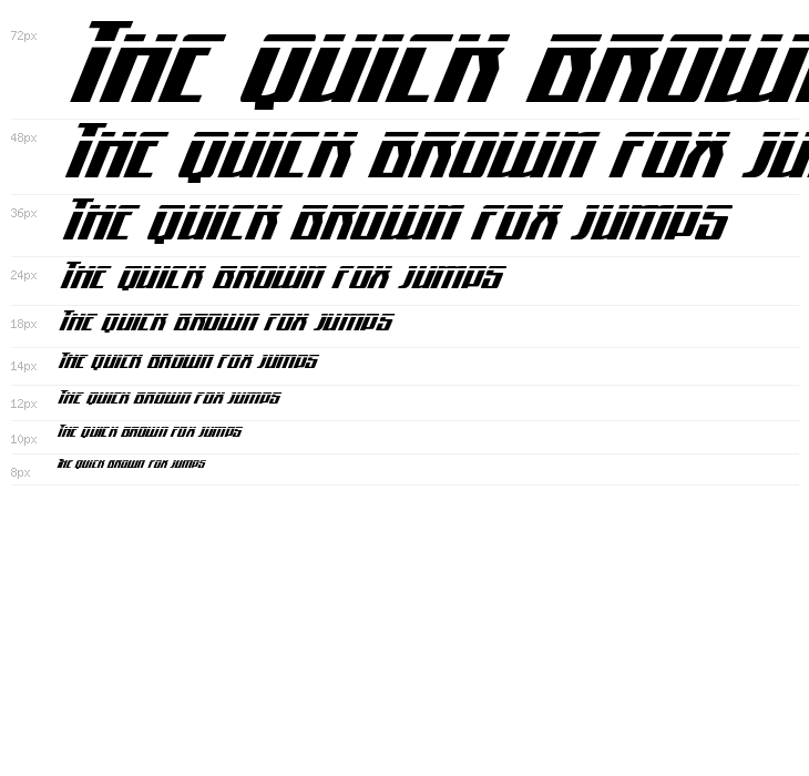 Quantum of Malice Laser Italic Waterfall