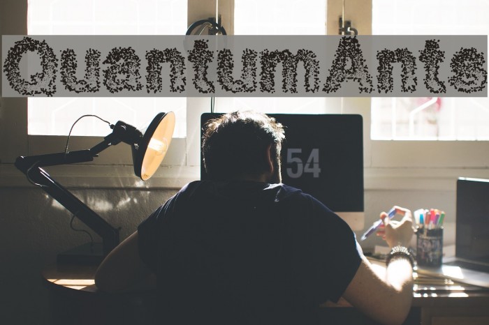 QuantumAnts Font examples