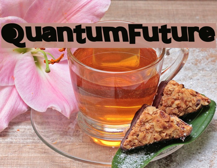 QuantumFuture Font examples