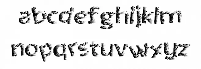QuantumPixel फ़ॉन्ट लोअरकेस