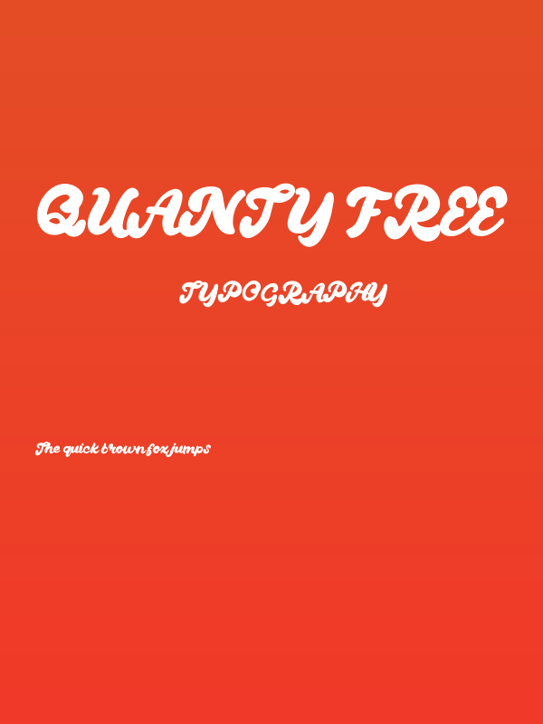 Quanty FREE Poster