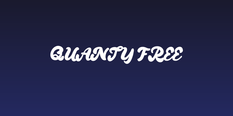Quanty FREE Social Header