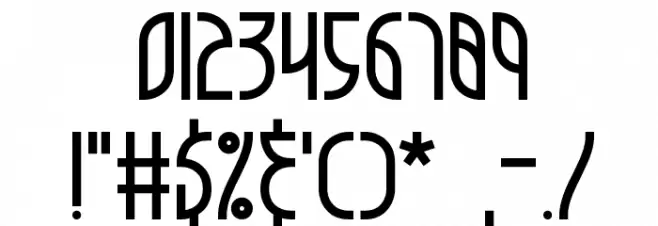 Quarantine BRK Font OTHER CHARS