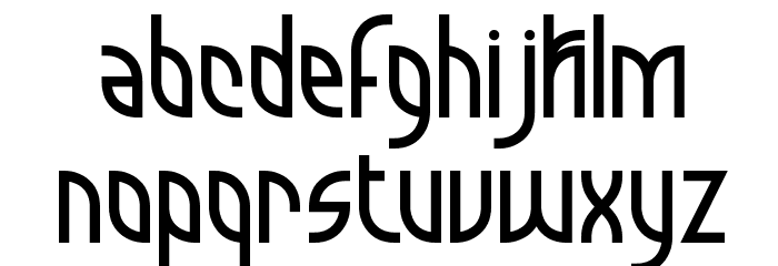 Quarantine BRK Font LOWERCASE