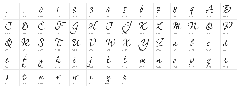 Quarantinus_T Character Map