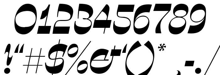 Quarantype Bikeride Regular Font OTHER CHARS