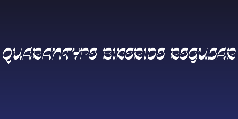 Quarantype Bikeride Regular Social Header