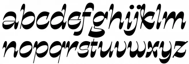 Quarantype Bikeride Regular 字体 小写