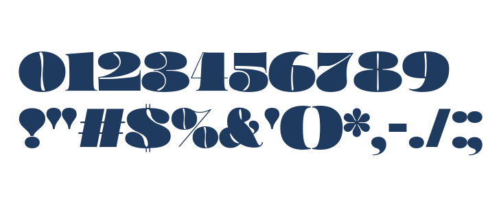 Quarantype Chillout Regular Other Characters