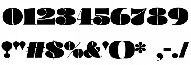 Quarantype Chillout Regular Font OTHER CHARS