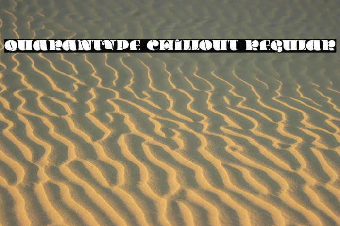 Quarantype Chillout Regular Example 1