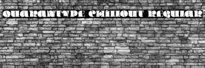 Quarantype Chillout Regular Font examples