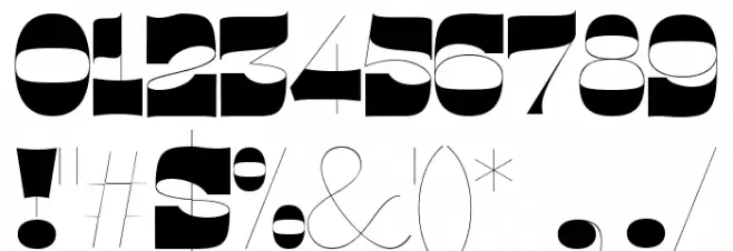 Quarantype Embrace Regular Font OTHER CHARS