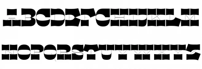 Quarantype Embrace Regular Fonte MAIÚSCULAS