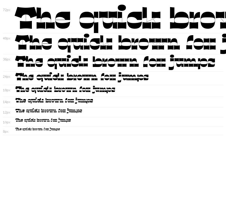 Quarantype Embrace Regular Waterfall