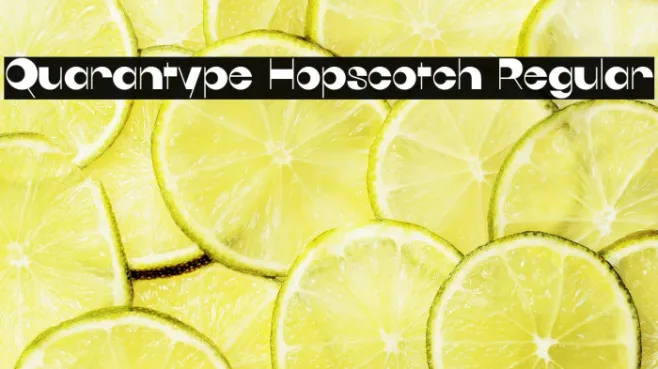 Quarantype Hopscotch Regular Example 2