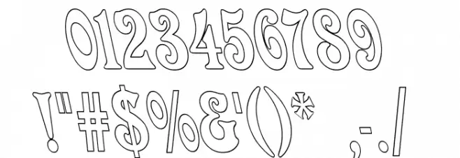 Quardi Bold Italic Font OTHER CHARS