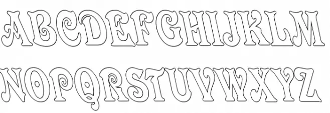 Quardi Bold Italic フォント 大文字