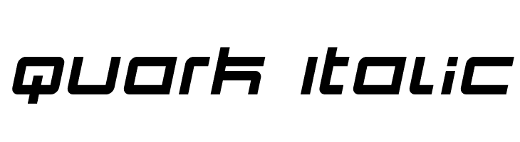 Quark Italic  les polices de caractères gratuit tlcharger
