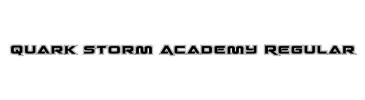 Quark Storm Academy Regular Font