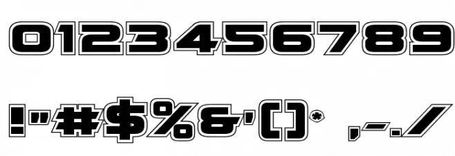 Quark Storm Academy Regular Font OTHER CHARS