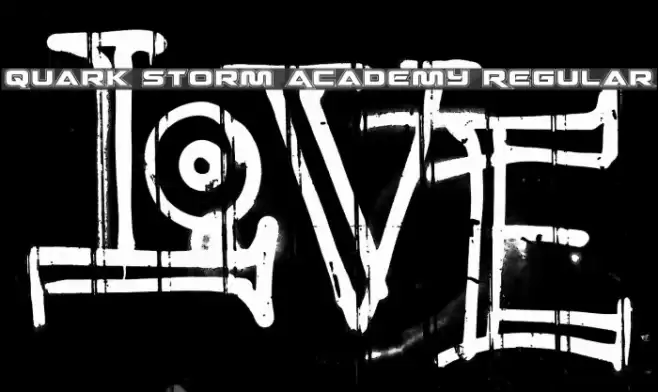 Quark Storm Academy Regular Font examples