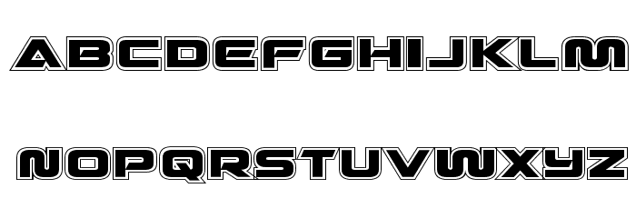 Quark Storm Academy Regular Font LOWERCASE