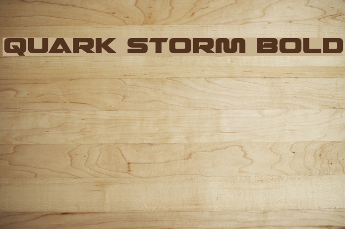 Quark Storm Bold Example 2