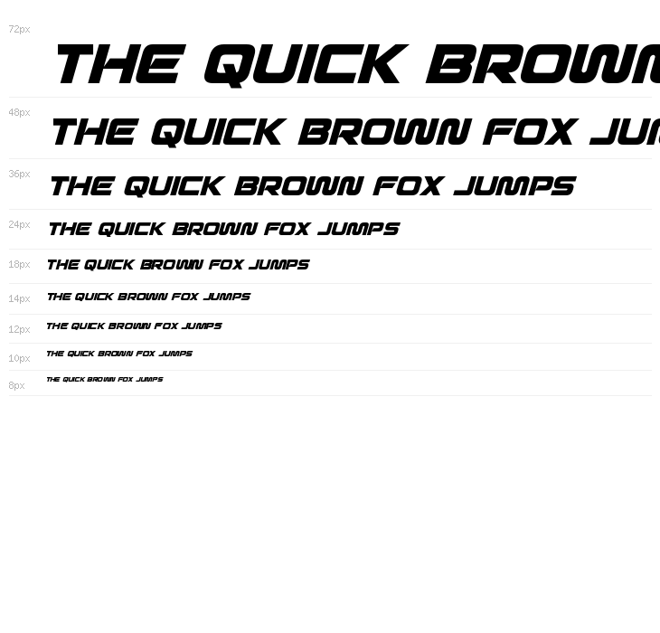 Quark Storm Condensed Italic Waterfall