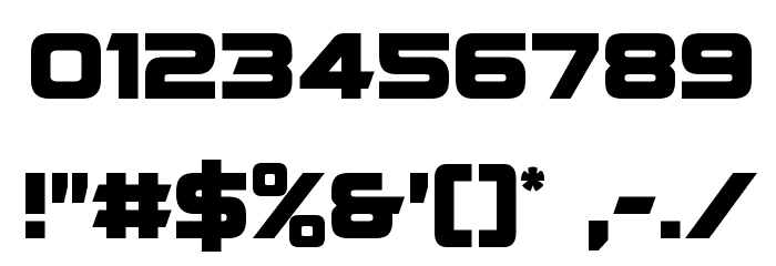 Quark Storm Condensed Font OTHER CHARS