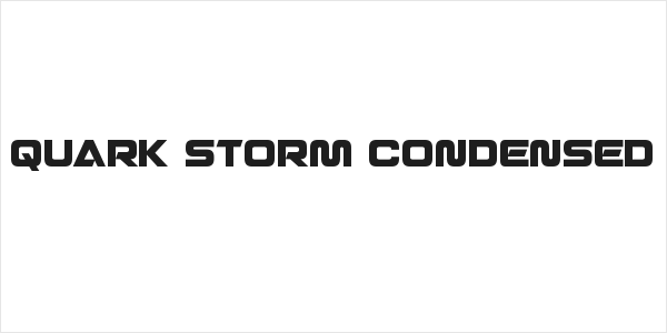 Quark Storm Condensed Logo