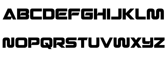 Quark Storm Condensed Font LOWERCASE