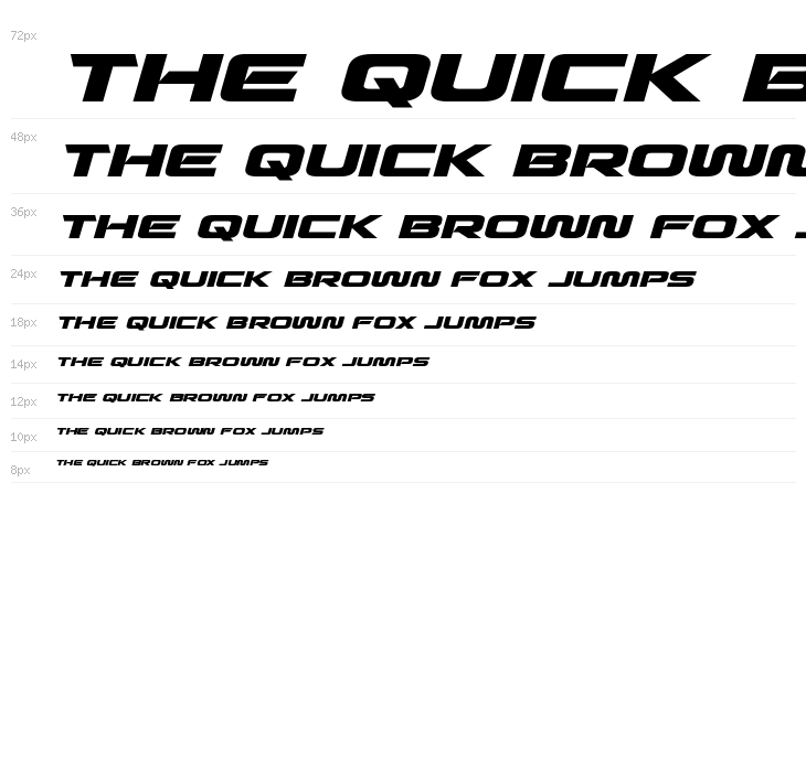 Quark Storm Expanded Italic Waterfall