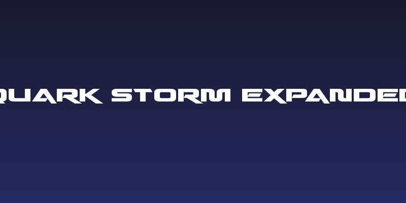 Quark Storm Expanded Social Header