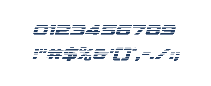 Quark Storm Gradient Italic Other Characters