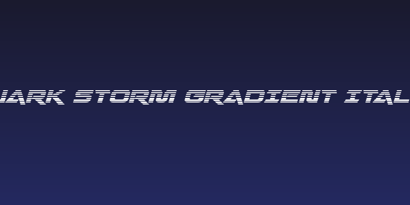 Quark Storm Gradient Italic Social Header